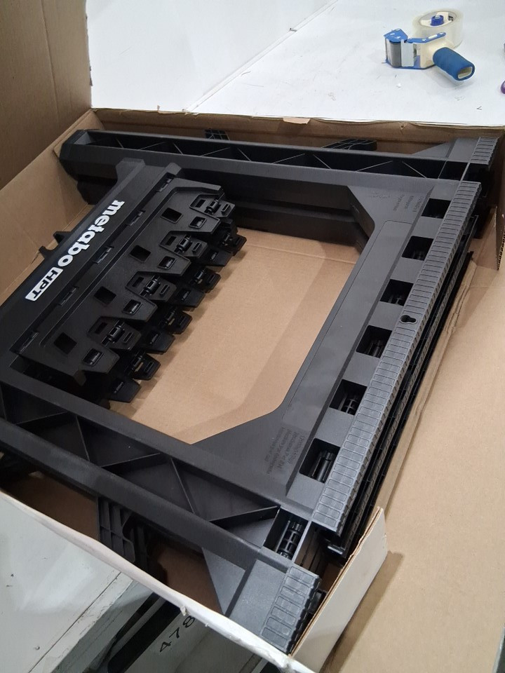 2pk metabo Heavy Duty Folding Sawhorses - black - (model: 115772M) image 5