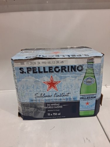 15PK san pellegrino sparkling water - 750ml each image 2