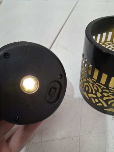 solar powered outdoor wall light - 1.2v - black (model:hf01) image 4