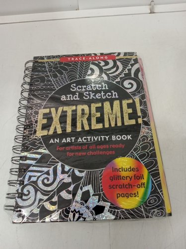 TRACE-ALONG SCRATCH AND SKETCH EXTREME! Art activity book image 2
