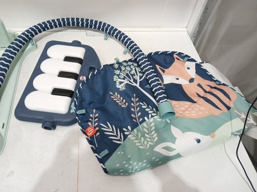 4-in-1 Fisher-Price Baby Playmat Kick & Play Piano Gym - navy blue/ moonlight (model: jmn75) image 5