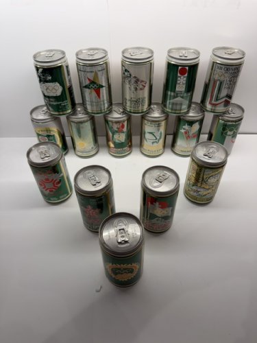 16 ASSTD COLLECTIBLE *FULL* ALE CANS OF THE WINTER OLYMPICS (ALL DIFFERENT YEARS FROM THE PAST) image 14