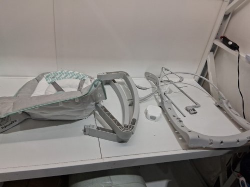 Ingenuity 3-in-1 Keep Cozy Grow with Me Vibrating Baby Bouncer, rocker & chair - 40lbs capacity - weaver theme grey/white/green (model: ‎12428) image 3