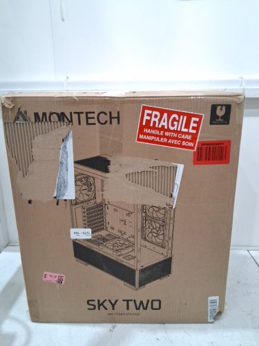Montech Sky Two, Dual Tempered Glass, ATX Gaming Mid Tower Computer Case - BLACK image 2