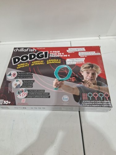 16pc CHILLAFISH DODGI shoot-and-catch slingshoT GAME - green/red (Model: 1785097) image 2