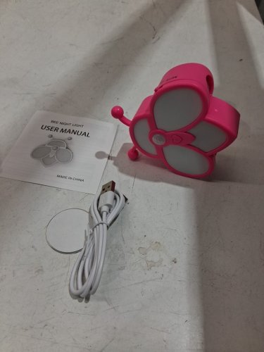 MOTION SENSOR BEE NIGHT LIGHT - PINK image 3