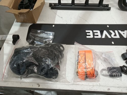 gravee universal roof rack with waterproof bg - 64" x 39" - black (model: pau_0lc9u8ch) image 5