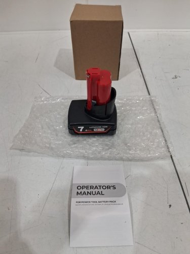 power tool batteries replacement spare battery for Milwaukee tools - 12v - 7.0ah - red / black (model: mwl1806) image 2