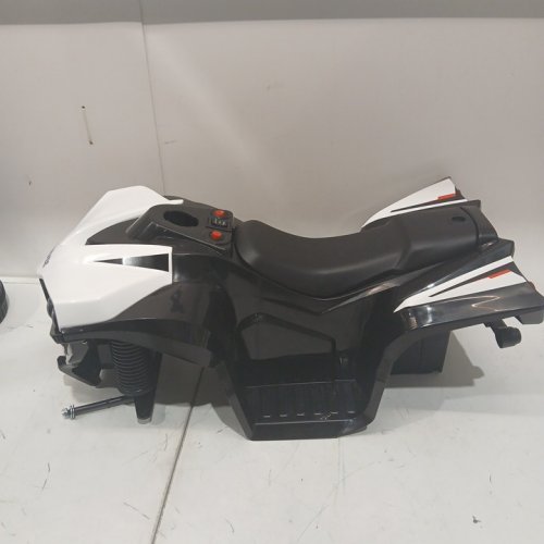 garvee kids Ride - P Series Quad ATV - 6v - 55lb max - white/black - (model:pto_oz33) image 5