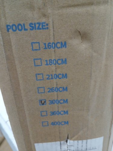 foldable non-inflatable swimming pool - 118" - blue image 7