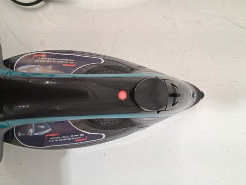 T-FAL ULTRAGLIDE PLUS ENHANCED STEAM IRON WITH CALCIUM COLLECTOR - BLACK/TEAL (MODEL: 1980969/FV5871Q0) image 4