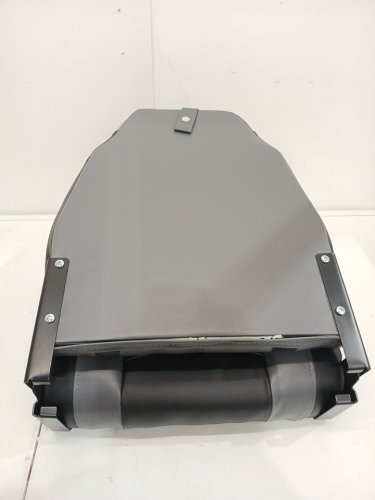 costway highback folding boat seat with felxible hinges - 17.5" x 20" x 24" - grey/black - (model: np10522dk-1) image 4
