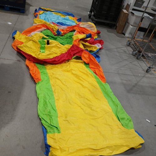 HONGCORAL INFLATABLE BOUNCY CASTLE WITH BLOWER - 6FT X 17FT X 11FT - multicolour image 5