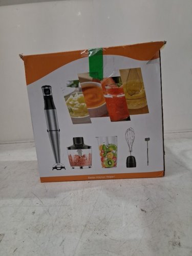Immersion Hand blender 5-in-1 - 800w - Black/silver (Model: hb-8805) image 2