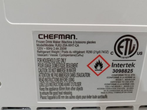 iceman by chefman Slush-Ease MAX frozen Drink Maker & Slushy Machine with 5 Presets and LED Display - 64oz - white (model: rj62-20a-wht-ca) image 17
