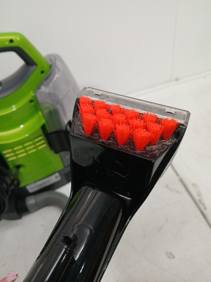 BISSELL LITTLE GREEN PROHEAT PORTABLE DEEP CLEANER/SPOT CLEANER WITH SELF-CLEANING HYDRORInSE TOOL - GREEN/GREY (MODEL: 2513B / 2513n) image 7