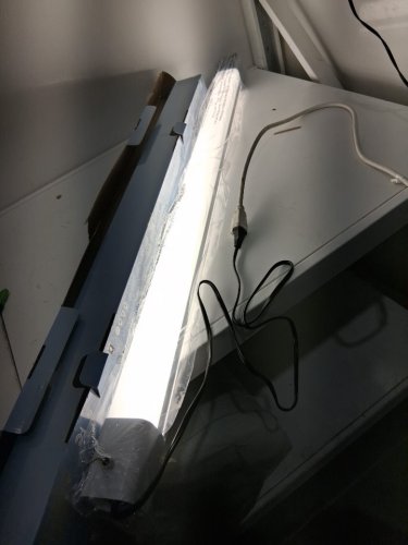 KODA Modern Directional Shop Light with Motion Sensor - 6000 lumens - 45.6"x2.9" - white (model:1862499) image 3