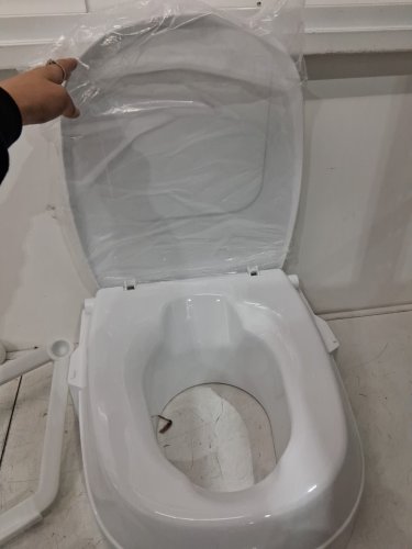 Drive Medical PreserveTech Universal Raised Toilet Seat - 2", 4" and 6" - white (MODEL: rtl12c002) image 3