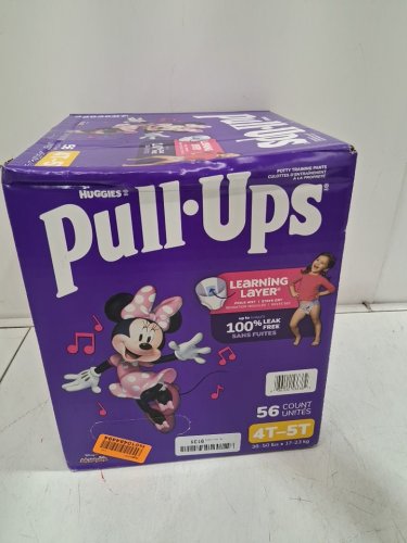 56PK HUGGIES PULL-UPS DISPOSABLE TRAINING PANTS - SIZE 4T-5T - DISNEY minnie MOUSE image 2