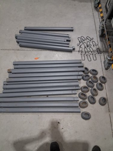 49PC bestway steel above ground replacement parts - For Bestway Steel Pro MAX 15ft x 42" Round Above Ground pool - charcoal grey image 2