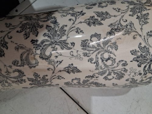 primrue tuscan ceramic table decor flower vase - 16" - off white/blue floral pattern (model: ‎C000623648) image 8