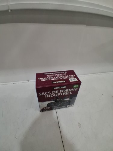 60PK KIRKLAND SIGNATURE  Smart Tie Industrial Drum Liners - 55 GAL - BLACK (MODEL: 878519) image 2