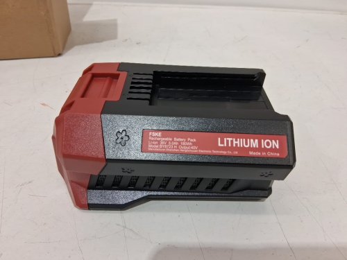 FSKE Lithium-Ion Rechargeable Battery Pack - 40V - Red / Black (Model: BY8723 H) image 3