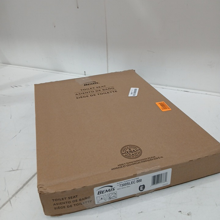BEMIS SLOW CLOSE ELONGATED TOILET SEAT - 18.61" - WHITE (MODEL: 7300SLEC000) image 2