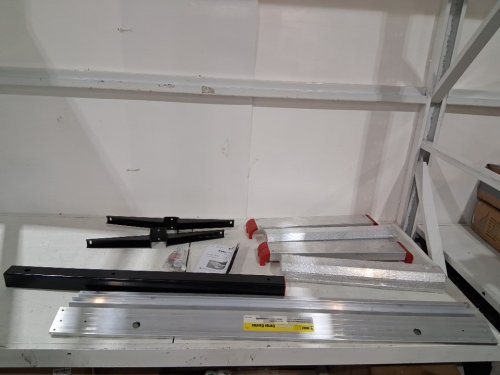 MAXXHAUL 48" X 21" HITCH MOUNT COMPACT ALUMINUM CARGO CARRIER - 500LB LOAD CAPACITY - SILVER (MODEL: 70422) image 2