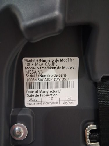 UPPABABY Mesa V3 INFANT CAR SEAT WITH SMARTSecure - 4LBS-35LBS - charcoal/JAKE (MODEL: 1017-MSA-CA-JKE) image 6