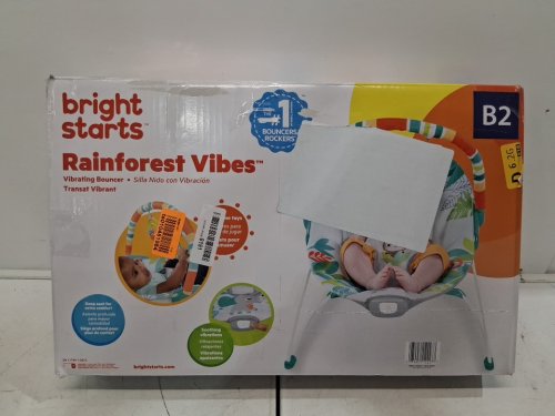 BRIGHT STARTS RAINFOREST VIBES VIBRATING BOUNCER image 3