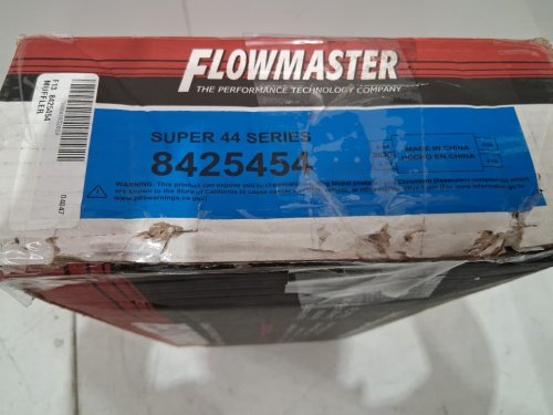 Flowmaster Super 44 Series Chambered Muffler - 2.50 Dual IN / 2.50 Center OUT - BLACK (MODEL: 8425454) image 4