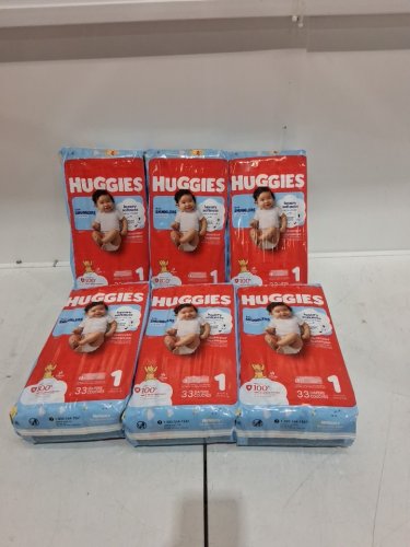 198PK HUGGIES LITTLE SNUGGLERS BABY DIAPERS - SIZE 1 (UP TO 14LB) - DISNEY WINNIE THE POOH (MODEL: 56308) image 3