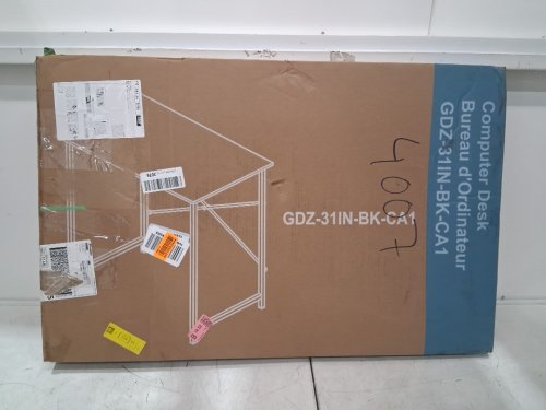 Sagenest Small Computer Desk with metal frame - 31"/265 lb max - black - (model: gdz-31in-bk-ca) image 7