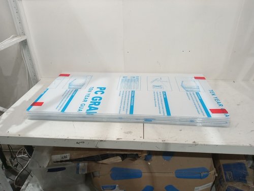 6PC solaroxy polycarbonate greenhouse panels - 4ft x 2ft x 0.24" - white image 3