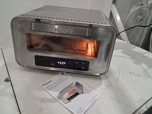 Kenmore stainless steel electric pizza oven with 5 presets - silver (model: KKIPO12) image 3