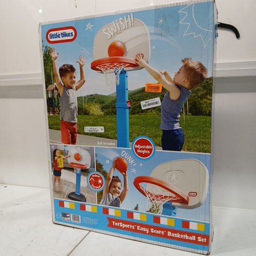 Little Tikes TotSports Easy Score Basketball set adjustable height - 2.5ft to 4ft - Multicolour (model: 612329M81) image 2
