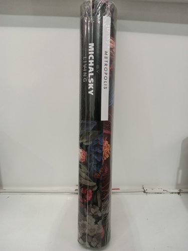 Metropolis by Michalsky Living Non-Woven Wallpaper - 30ft x 1.7ft - Dark Floral image 2