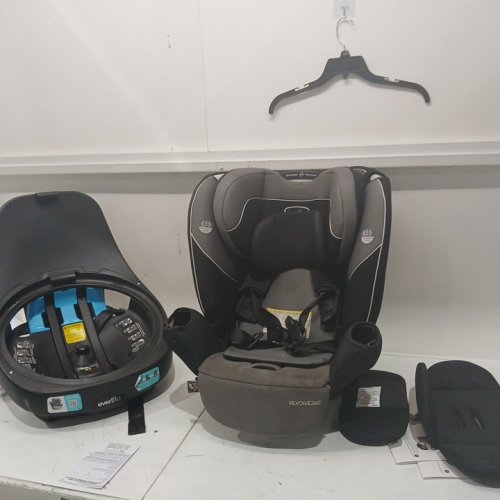 Evenflo Revolve360 Extend All-in-One Rotational Car Seat - 4-65lbs capacity - Amherst Grey (MODEL: CS360112405C) image 3