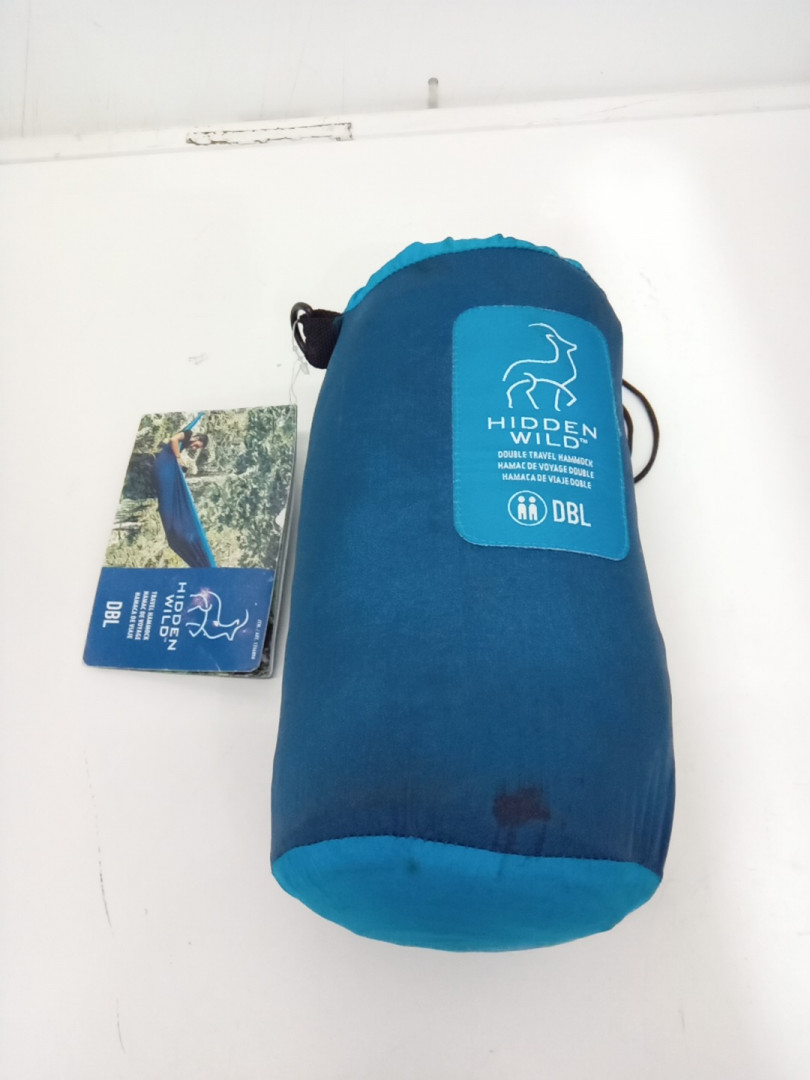 Hidden Wild Double Travel Hammock - 2-PERSON - 400lb MAX - BLUE (MODEL: 1356896) image 2