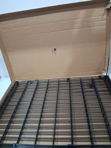 NEW WORLD PET PRODUCTS FOLDABLE EXERCISE PET PLAYPEN, INTERMEDIATE, 8-panel - 24" X 36" - BLACK (MODEL:B554-36) image 3