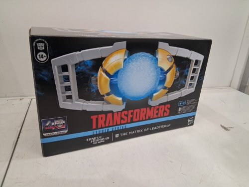 transformers studio series "the matrix of leadership" interactive collectible prop replica - grey/yellow/blue (model: G18895L0) image 4