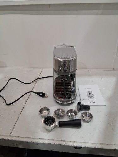 BREVILLE THE BAMBINO COMPACT ESPRESSO MAKER - STAINLESS STEEL (MODEL: bes450bss) image 3