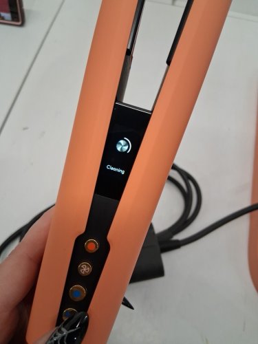 DYSON AIRSTRAIT WET TO DRY HAIR STRAIGHTENER - LIMITED EDITION APRICOT/ TOPAZ (MODEL: HT01) image 4