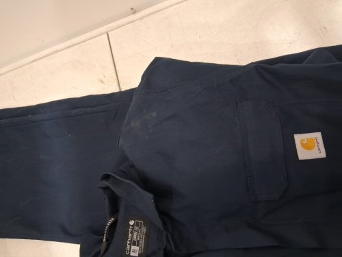 Men's Carhartt Rigby Canvas Coverall - extra large (tall) - blue (model: OX5019-M) image 5