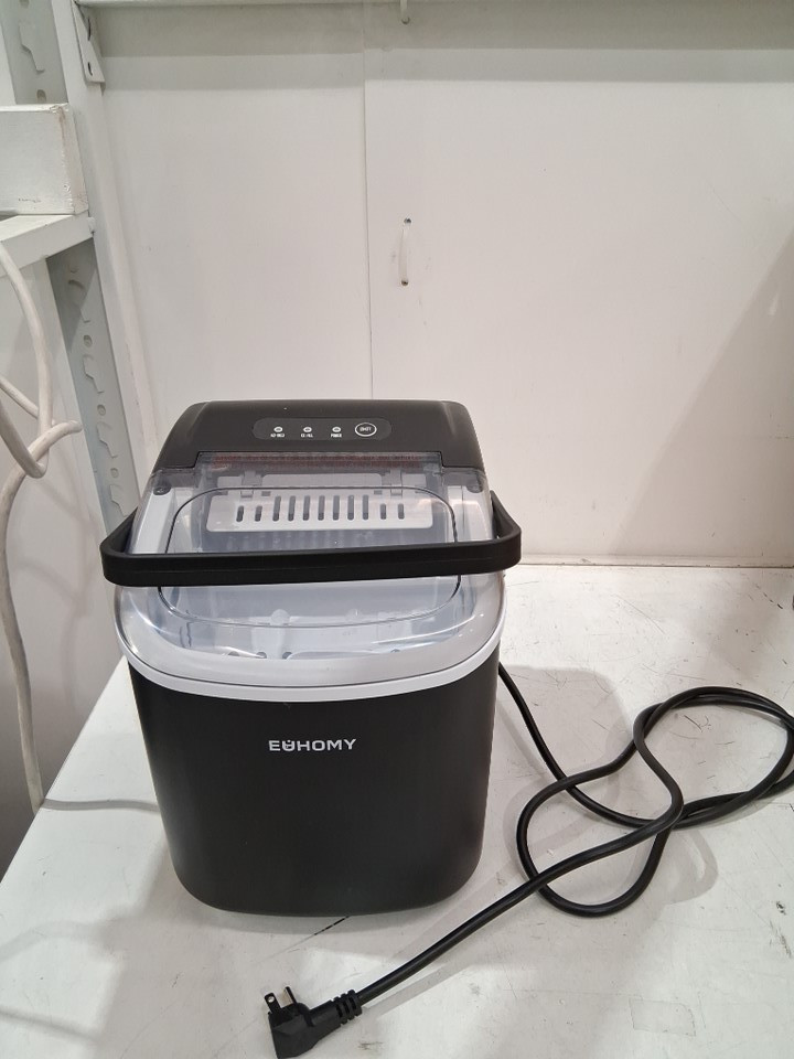 EUHOMY Countertop Ice Maker Machine - MAKES 26LB/Day - BLACK (MODEL: im-06d/IM001-Bbl-CAEH) image 5