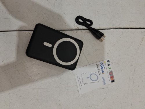 Podoru Magsafe Magnetic Battery Pack with Type-C Cable for Wireless Charger - 10000mAh - 15W - BLACK (model: ‎KT-D003) image 3