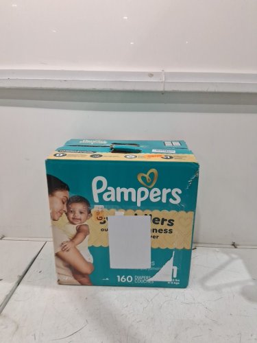 160pk pampers swaddlers best dryness disposable diapers - size 1 (8-14lb) image 2