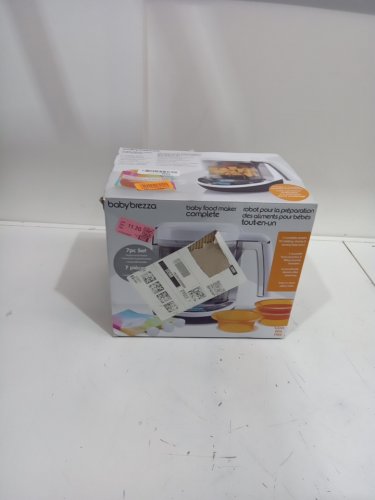 BABYBREZZA FOOD MAKER COMPLETE WITH 3 FOOD pouches & FUNNELS - WHITE (MODEL: BRZ00141) image 2