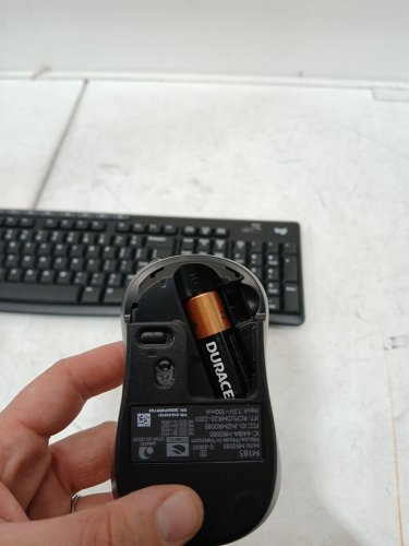 Logitech Wireless Keyboard and Mouse Combo - 2.4 GHz Wireless - Black (Model: MK270) image 4